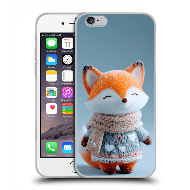 Пластиковый чехол на Iphone 6/6s с принтом Лиса Пластиковый чехол на Iphone 6/6s с принтом Лиса