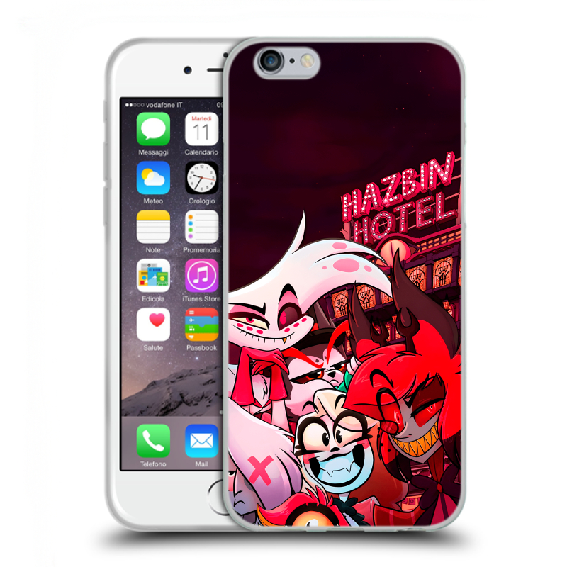Силиконовый чехол на Iphone 6/6s с принтом Hazbin Hotel Отель Хазбин Силиконовый чехол на Iphone 6/6s с принтом Hazbin Hotel Отель Хазбин