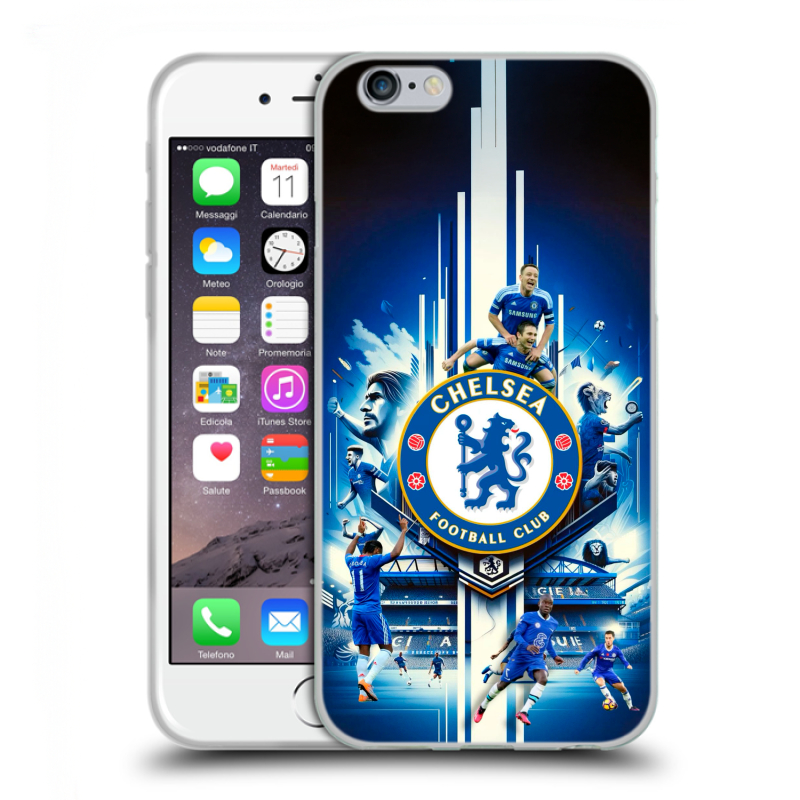 Пластиковый чехол на Iphone 6/6s с принтом Chelsea Челси Пластиковый чехол на Iphone 6/6s с принтом Chelsea Челси