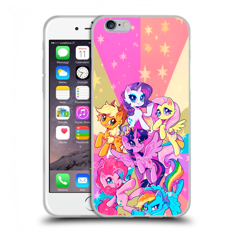 Пластиковый чехол на Iphone 6/6s с принтом My little pony Дружба чудо Пластиковый чехол на Iphone 6/6s с принтом My little pony Дружба чудо