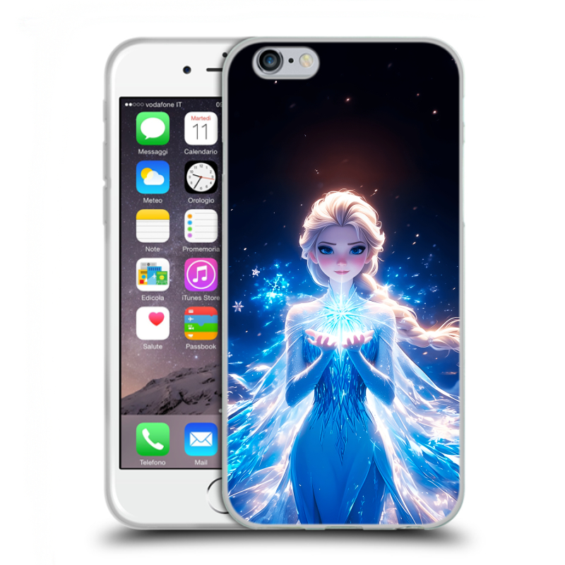 Пластиковый чехол на Iphone 6/6s с принтом Холодное сердце Frozen Пластиковый чехол на Iphone 6/6s с принтом Холодное сердце Frozen