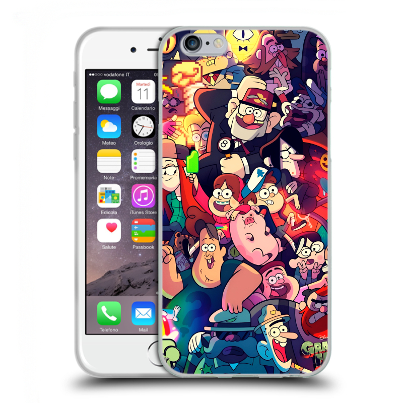 Силиконовый чехол на Iphone 6/6s с принтом Gravity Falls Гравити Фолз Силиконовый чехол на Iphone 6/6s с принтом Gravity Falls Гравити Фолз