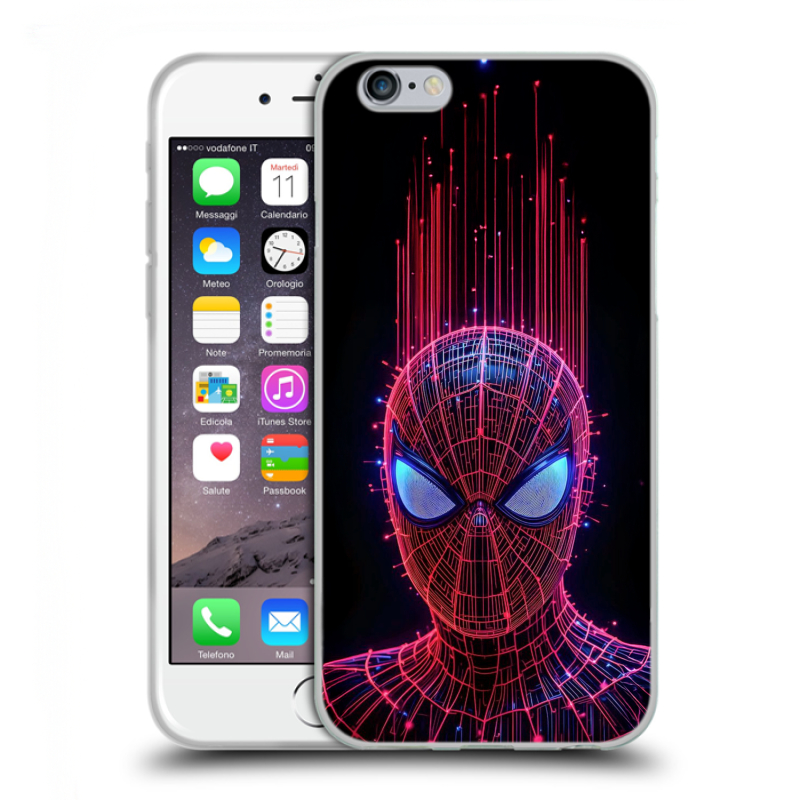 Пластиковый чехол на Iphone 6/6s с принтом Spiderman Человек паук Пластиковый чехол на Iphone 6/6s с принтом Spiderman Человек паук