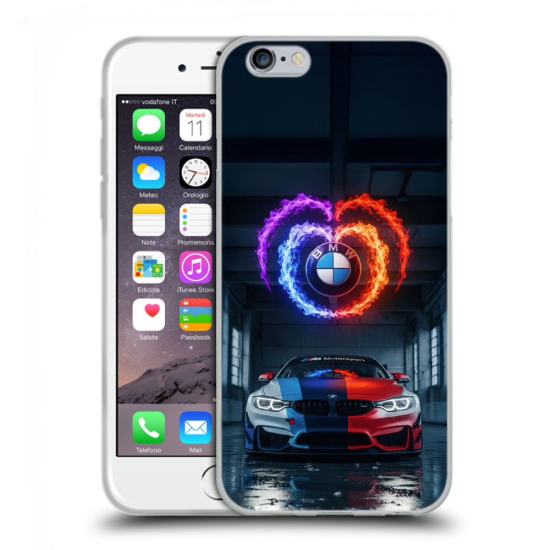 Силиконовый чехол на Iphone 6/6s с принтом BMW БМВ Силиконовый чехол на Iphone 6/6s с принтом BMW БМВ