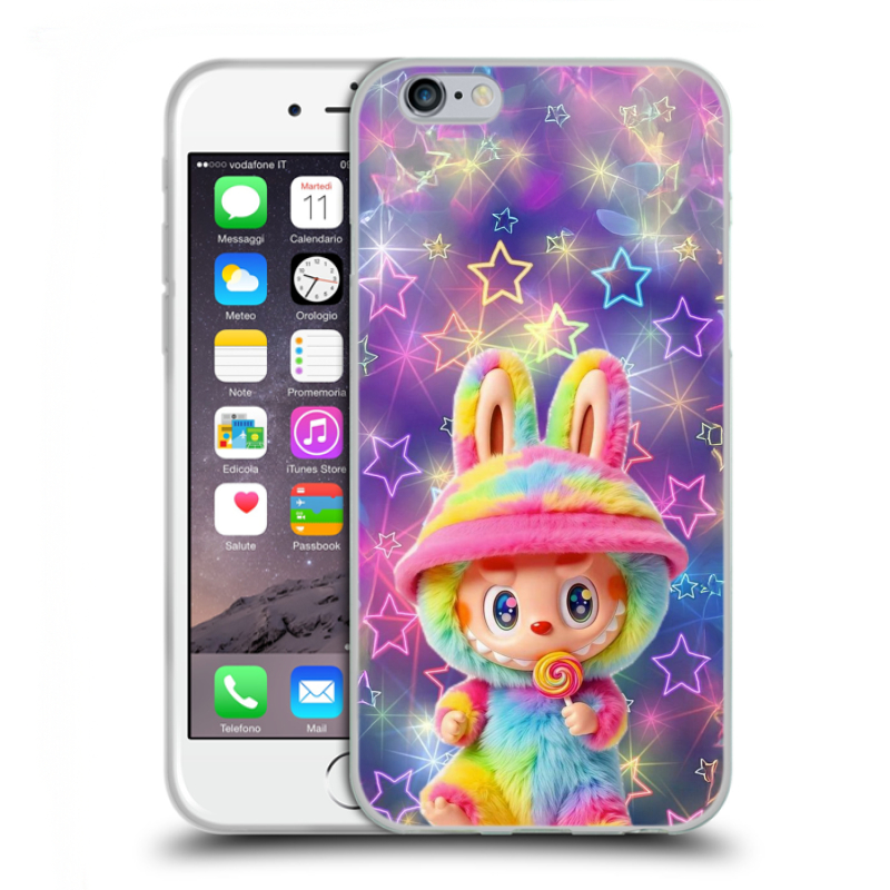 Пластиковый чехол на Iphone 6/6s с принтом Labubu Лабубу Пластиковый чехол на Iphone 6/6s с принтом Labubu Лабубу