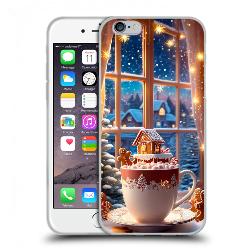 Пластиковый чехол на Iphone 6/6s с принтом Новый год Пластиковый чехол на Iphone 6/6s с принтом Новый год