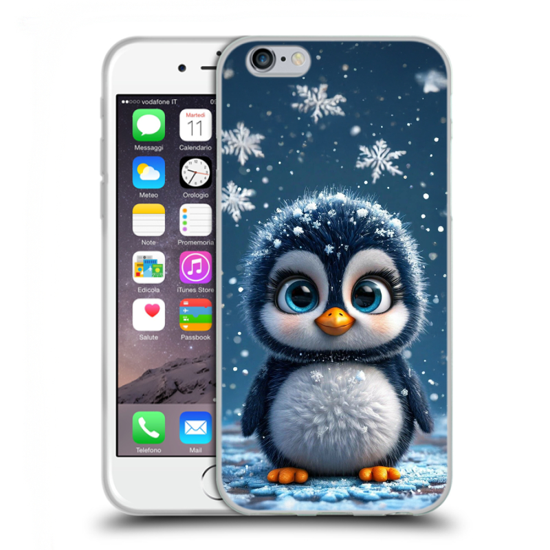 Силиконовый противоударный чехол на Iphone 6/6s с принтом Новый год Силиконовый противоударный чехол на Iphone 6/6s с принтом Новый год