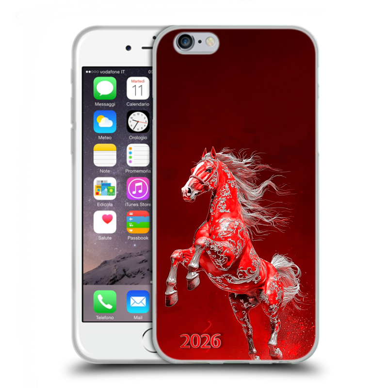 Пластиковый чехол на Iphone 6/6s с принтом Новый год Пластиковый чехол на Iphone 6/6s с принтом Новый год