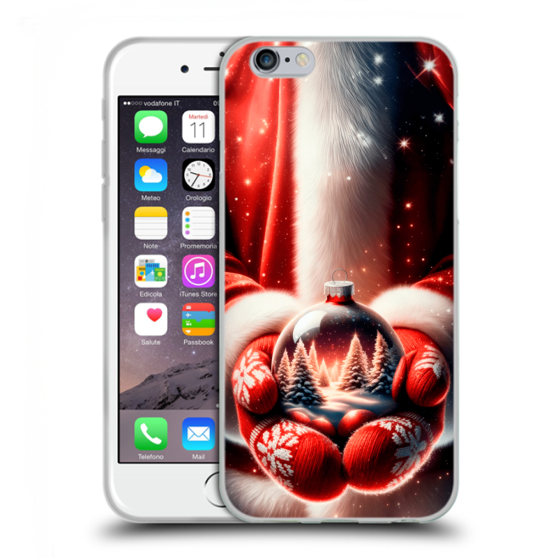Силиконовый противоударный чехол на Iphone 6/6s с принтом Новый год Силиконовый противоударный чехол на Iphone 6/6s с принтом Новый год