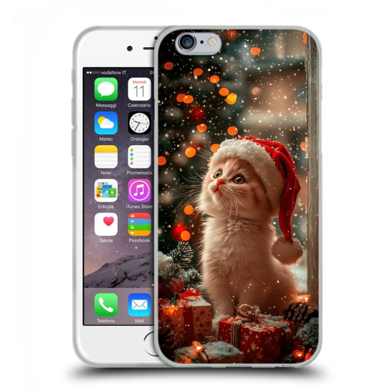 Силиконовый противоударный чехол на Iphone 6/6s с принтом Новый год Силиконовый противоударный чехол на Iphone 6/6s с принтом Новый год