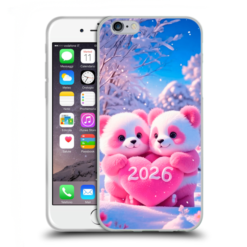 Пластиковый чехол на Iphone 6/6s с принтом Новый год Пластиковый чехол на Iphone 6/6s с принтом Новый год