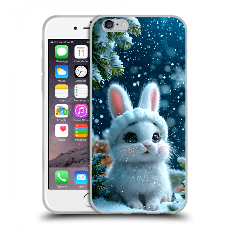 Силиконовый чехол на Iphone 6/6s с принтом Новый год Силиконовый чехол на Iphone 6/6s с принтом Новый год