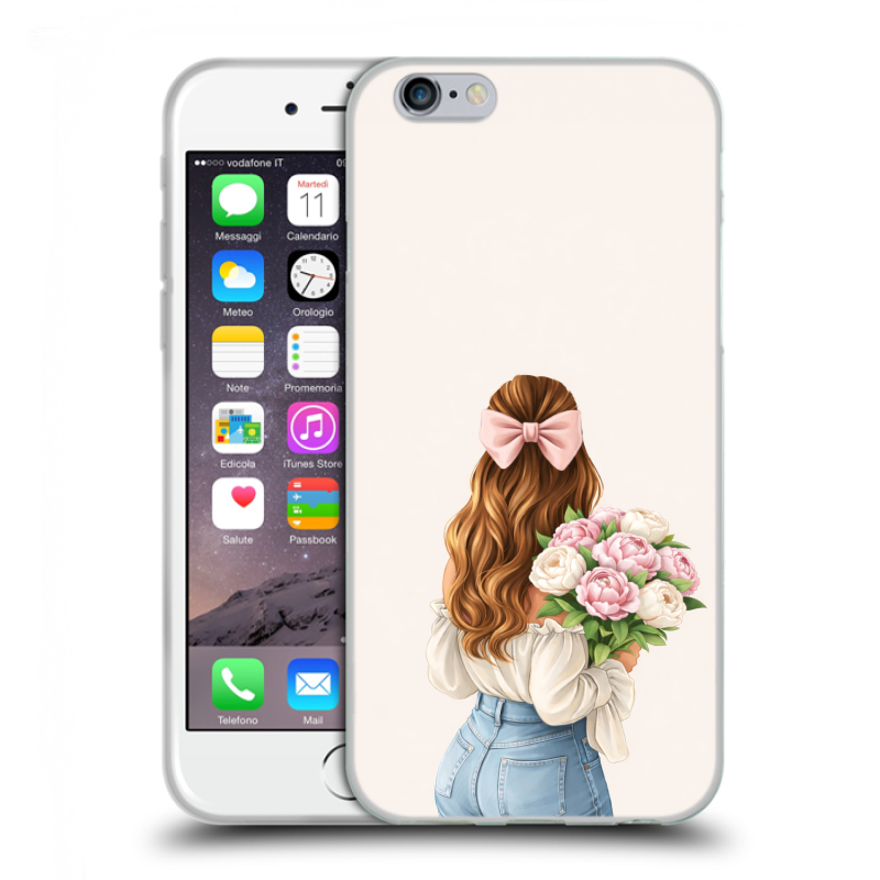 Пластиковый чехол на Iphone 6/6s с принтом женский Пластиковый чехол на Iphone 6/6s с принтом женский