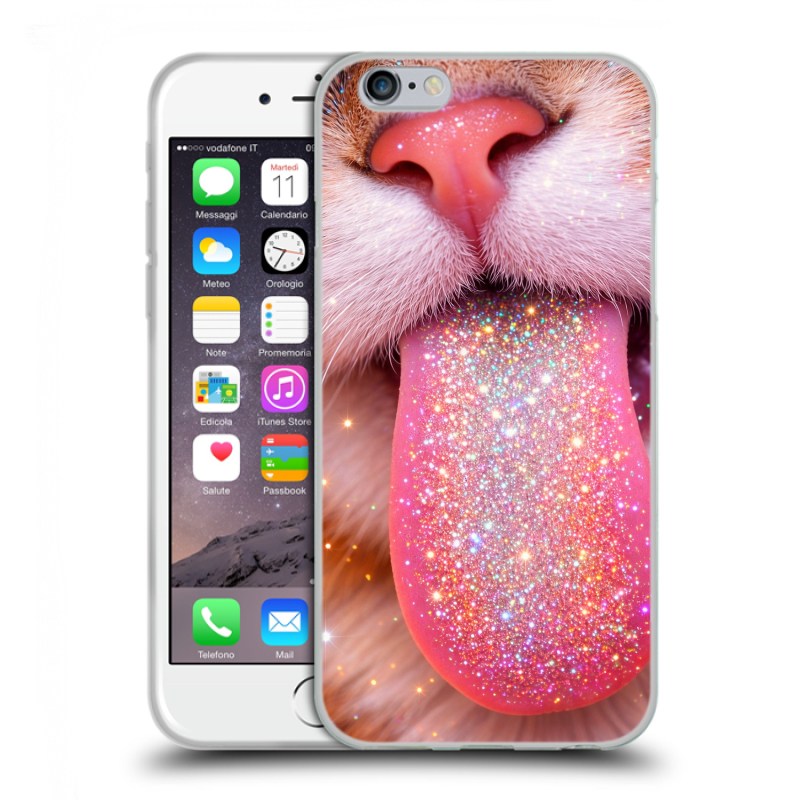 Силиконовый противоударный чехол на Iphone 6/6s с принтом для девочек Силиконовый противоударный чехол на Iphone 6/6s с принтом для девочек