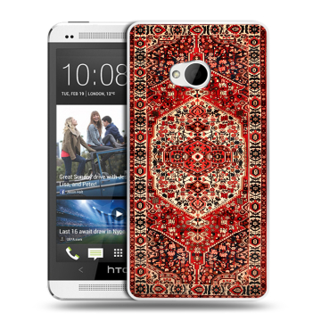 Пластиковый чехол на HTC One (M7) Dual SIM с принтом Ковер