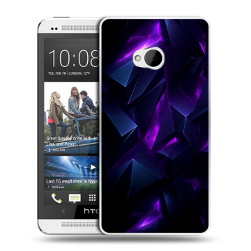 Пластиковый чехол на HTC One (M7) Dual SIM с принтом Абстракиция