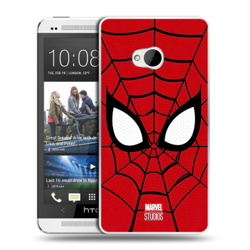 Пластиковый чехол на HTC One (M7) Dual SIM с принтом человек паук spiderman Пластиковый чехол на HTC One (M7) Dual SIM с принтом человек паук spiderman