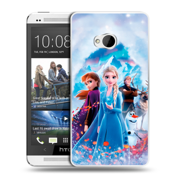 Пластиковый чехол на HTC One (M7) Dual SIM с принтом Холодное сердце Frozen Пластиковый чехол на HTC One (M7) Dual SIM с принтом Холодное сердце Frozen