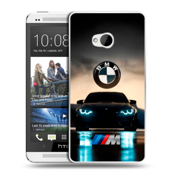 Пластиковый чехол на HTC One (M7) Dual SIM с принтом БМВ BMW Пластиковый чехол на HTC One (M7) Dual SIM с принтом БМВ BMW