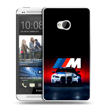 Пластиковый чехол на HTC One (M7) Dual SIM с принтом БМВ BMW Пластиковый чехол на HTC One (M7) Dual SIM с принтом БМВ BMW