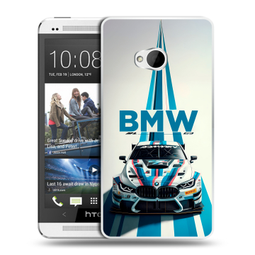 Пластиковый чехол на HTC One (M7) Dual SIM с принтом БМВ BMW Пластиковый чехол на HTC One (M7) Dual SIM с принтом БМВ BMW
