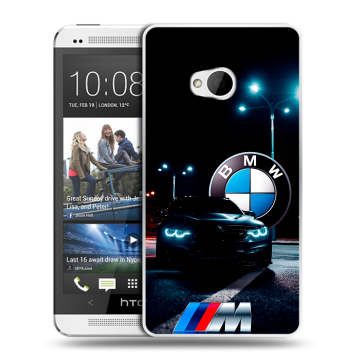 Пластиковый чехол на HTC One (M7) Dual SIM с принтом БМВ BMW Пластиковый чехол на HTC One (M7) Dual SIM с принтом БМВ BMW