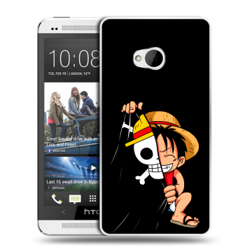 Пластиковый чехол на HTC One (M7) Dual SIM с принтом One Piece Ван Пис