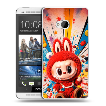 Пластиковый чехол на HTC One (M7) Dual SIM с принтом Labubu Лабубу Пластиковый чехол на HTC One (M7) Dual SIM с принтом Labubu Лабубу