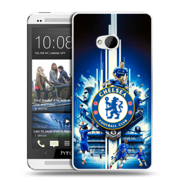 Пластиковый чехол на HTC One (M7) Dual SIM с принтом Chelsea Челси