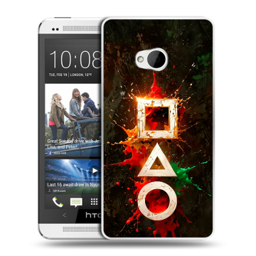 Пластиковый чехол на HTC One (M7) Dual SIM с принтом Squid Game Игра кальмара Пластиковый чехол на HTC One (M7) Dual SIM с принтом Squid Game Игра кальмара