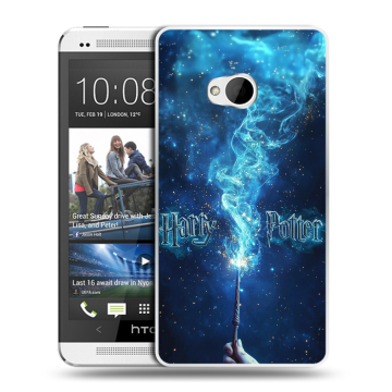 Пластиковый чехол на HTC One (M7) Dual SIM с принтом Harry Potter Гарри Поттер Пластиковый чехол на HTC One (M7) Dual SIM с принтом Harry Potter Гарри Поттер