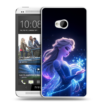 Пластиковый чехол на HTC One (M7) Dual SIM с принтом Холодное сердце Frozen Пластиковый чехол на HTC One (M7) Dual SIM с принтом Холодное сердце Frozen