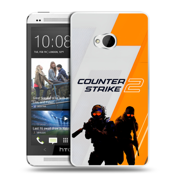 Пластиковый чехол на HTC One (M7) Dual SIM с принтом Counter Strike Пластиковый чехол на HTC One (M7) Dual SIM с принтом Counter Strike