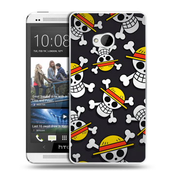 Пластиковый чехол на HTC One (M7) Dual SIM с принтом One Piece Ван Пис