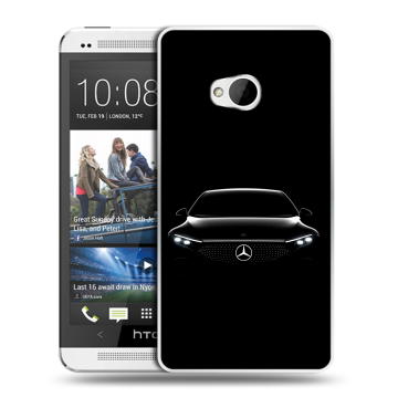 Пластиковый чехол на HTC One (M7) Dual SIM с принтом Mercedes Мерседес Пластиковый чехол на HTC One (M7) Dual SIM с принтом Mercedes Мерседес