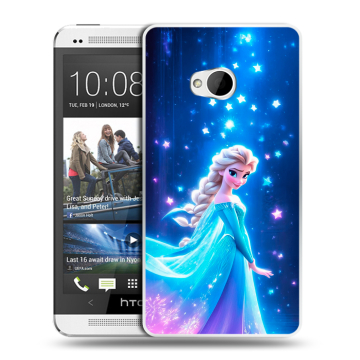 Пластиковый чехол на HTC One (M7) Dual SIM с принтом Холодное сердце Frozen Пластиковый чехол на HTC One (M7) Dual SIM с принтом Холодное сердце Frozen