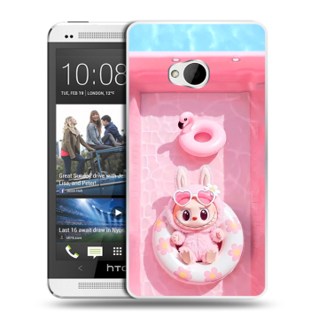 Пластиковый чехол на HTC One (M7) Dual SIM с принтом Labubu Лабубу Пластиковый чехол на HTC One (M7) Dual SIM с принтом Labubu Лабубу