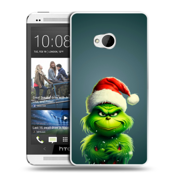 Пластиковый чехол на HTC One (M7) Dual SIM с принтом Новый год