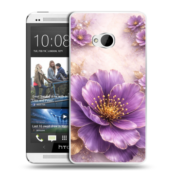 Пластиковый чехол на HTC One (M7) Dual SIM с принтом женский Пластиковый чехол на HTC One (M7) Dual SIM с принтом женский
