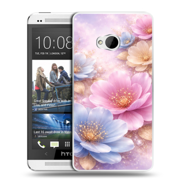 Пластиковый чехол на HTC One (M7) Dual SIM с принтом женский Пластиковый чехол на HTC One (M7) Dual SIM с принтом женский