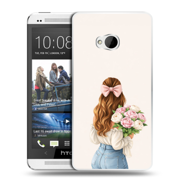 Пластиковый чехол на HTC One (M7) Dual SIM с принтом женский Пластиковый чехол на HTC One (M7) Dual SIM с принтом женский