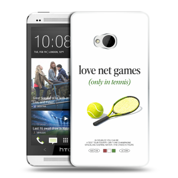 Пластиковый чехол на HTC One (M7) Dual SIM с принтом для девочек