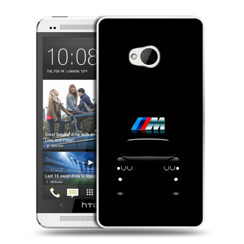 Пластиковый чехол на HTC One (M7) Dual SIM с принтом БМВ BMW Пластиковый чехол на HTC One (M7) Dual SIM с принтом БМВ BMW