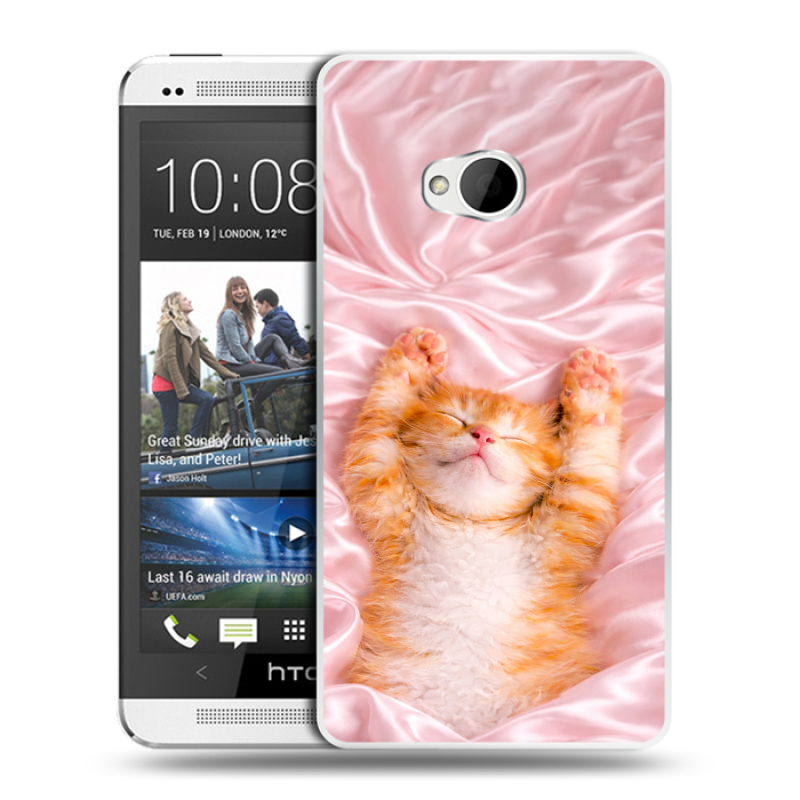 Пластиковый чехол на HTC One (M7) Dual SIM с принтом женский Пластиковый чехол на HTC One (M7) Dual SIM с принтом женский
