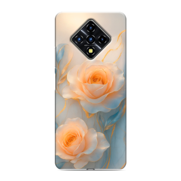 Силиконовый противоударный чехол на Infinix Zero 8 с принтом Женский
