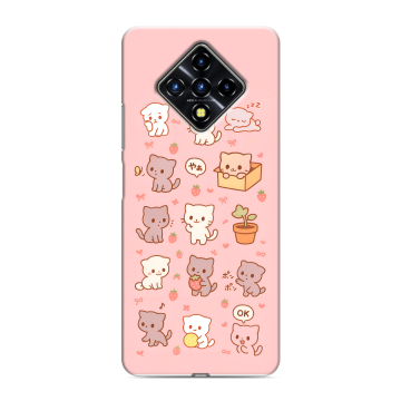 Силиконовый противоударный чехол на Infinix Zero 8 с принтом Hello Kitty Хелоу Кити Силиконовый противоударный чехол на Infinix Zero 8 с принтом Hello Kitty Хелоу Кити