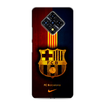 Силиконовый противоударный чехол на Infinix Zero 8 с принтом Барселона Barcelona Силиконовый противоударный чехол на Infinix Zero 8 с принтом Барселона Barcelona