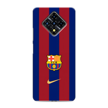 Силиконовый противоударный чехол на Infinix Zero 8 с принтом Барселона Barcelona Силиконовый противоударный чехол на Infinix Zero 8 с принтом Барселона Barcelona