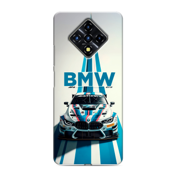 Силиконовый противоударный чехол на Infinix Zero 8 с принтом БМВ BMW