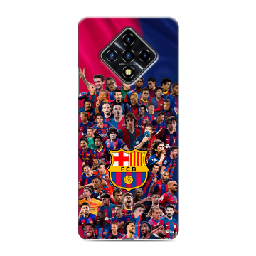 Силиконовый противоударный чехол на Infinix Zero 8 с принтом Барселона Barcelona Силиконовый противоударный чехол на Infinix Zero 8 с принтом Барселона Barcelona